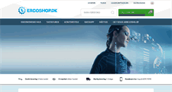 Desktop Screenshot of ergoshop.dk